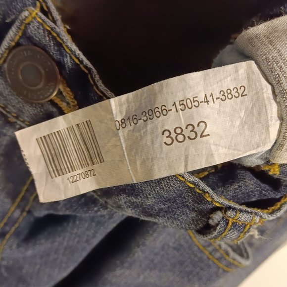 Bluenotes Tall Jeans Slim Distressed Blue Men's Size 38 Long Inseam 32 - Picture 14 of 16